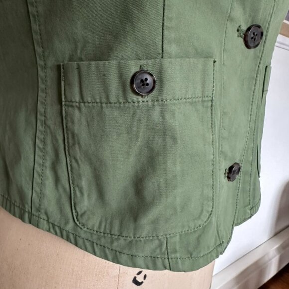 Jcrew Green Vest Size 4 - Picture 8 of 9
